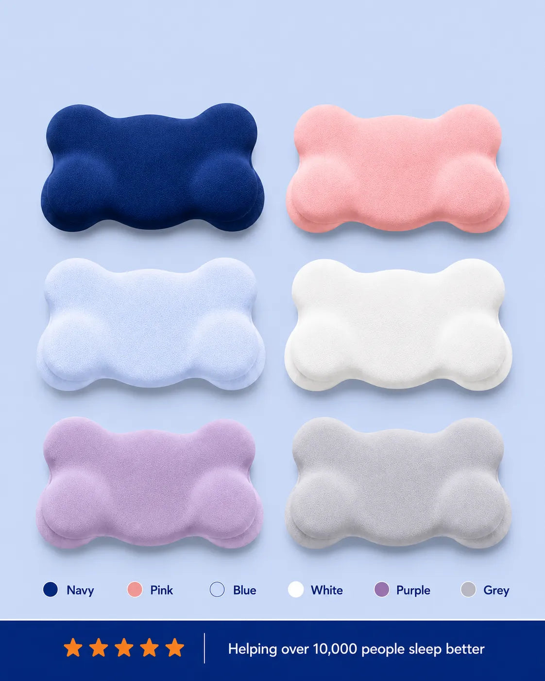 The Cloudii™ Cooling Pillowcase
