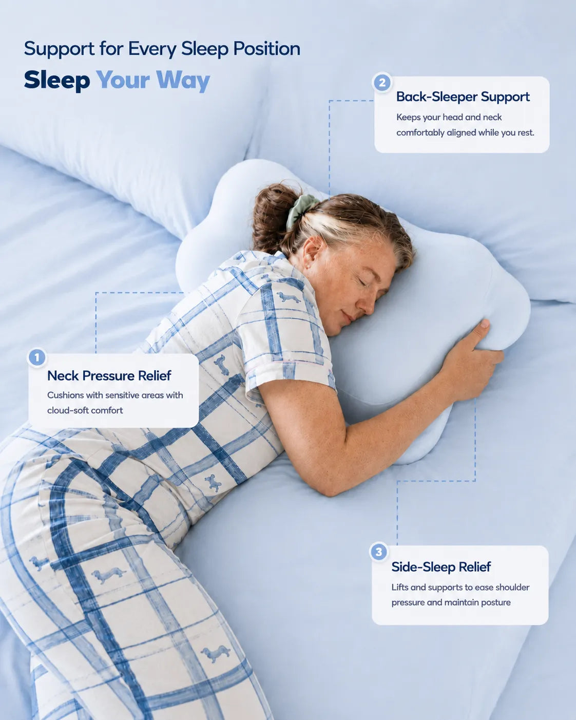 Cloudii Comfort Align Pillow
